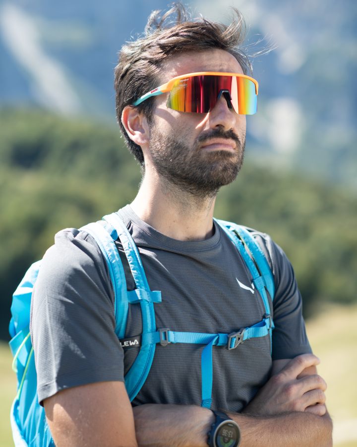 Glasses for Running and Trail Running with Category 3 smoke lenses Demon Sunglasses