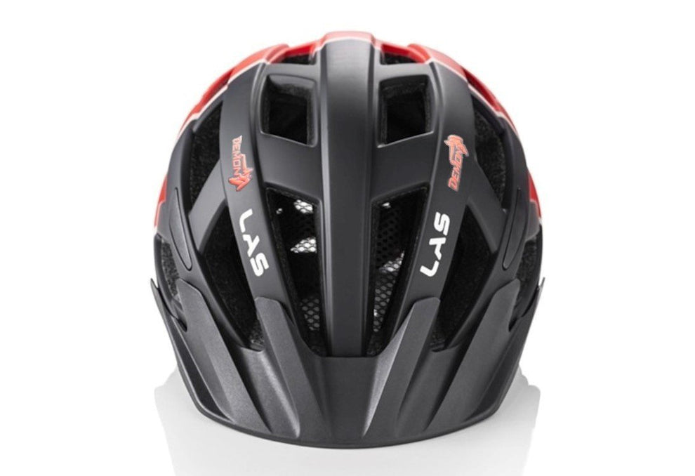 Helmet for road and mountain biking cycle tourism enigma matt black red